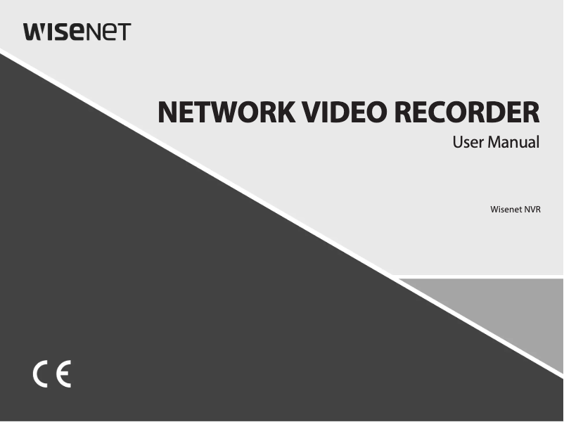Page n°1 - Manuel utilisateur Wisenet QRN-420S