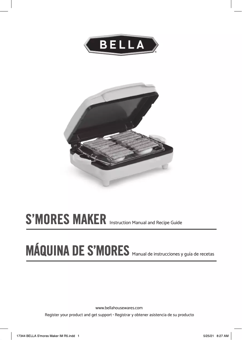 Page n°1 - Manuel utilisateur Bella S'mores Maker