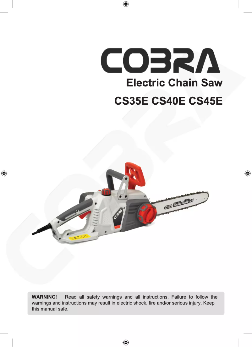 Page 1 de la notice Manuel utilisateur Cobra CS40E