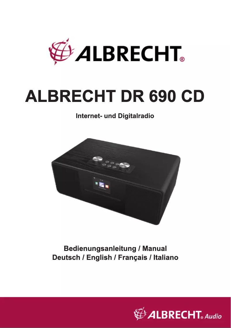 Image de la première page du manuel de l'appareil DR 690