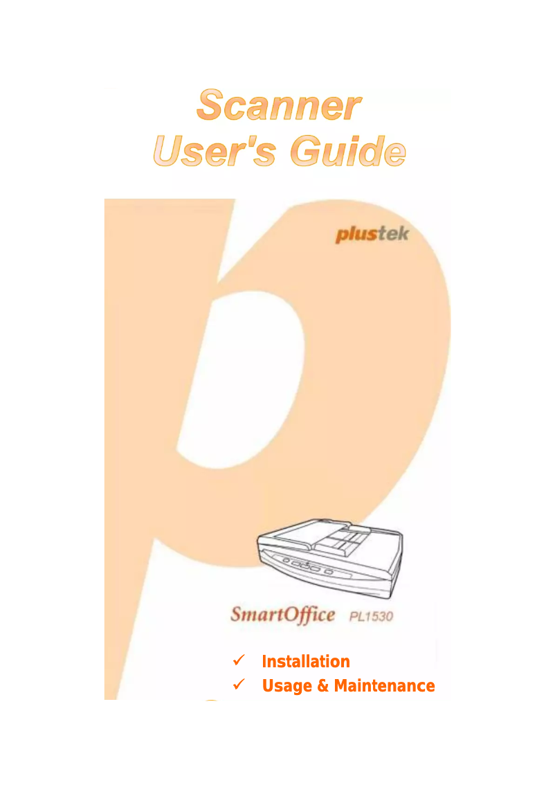 Image de la première page du manuel de l'appareil SmartOffice PL1530