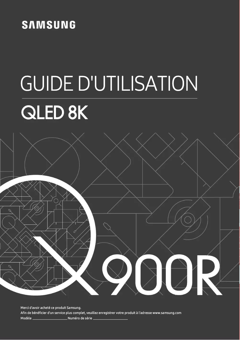 Page n°1 - Manuel utilisateur Samsung QA98Q900RBR