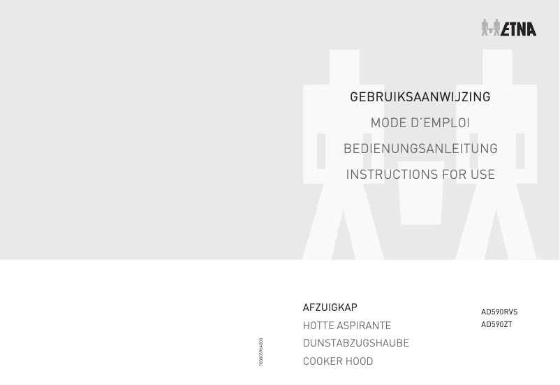 Image de la première page du manuel de l'appareil AD590RVS