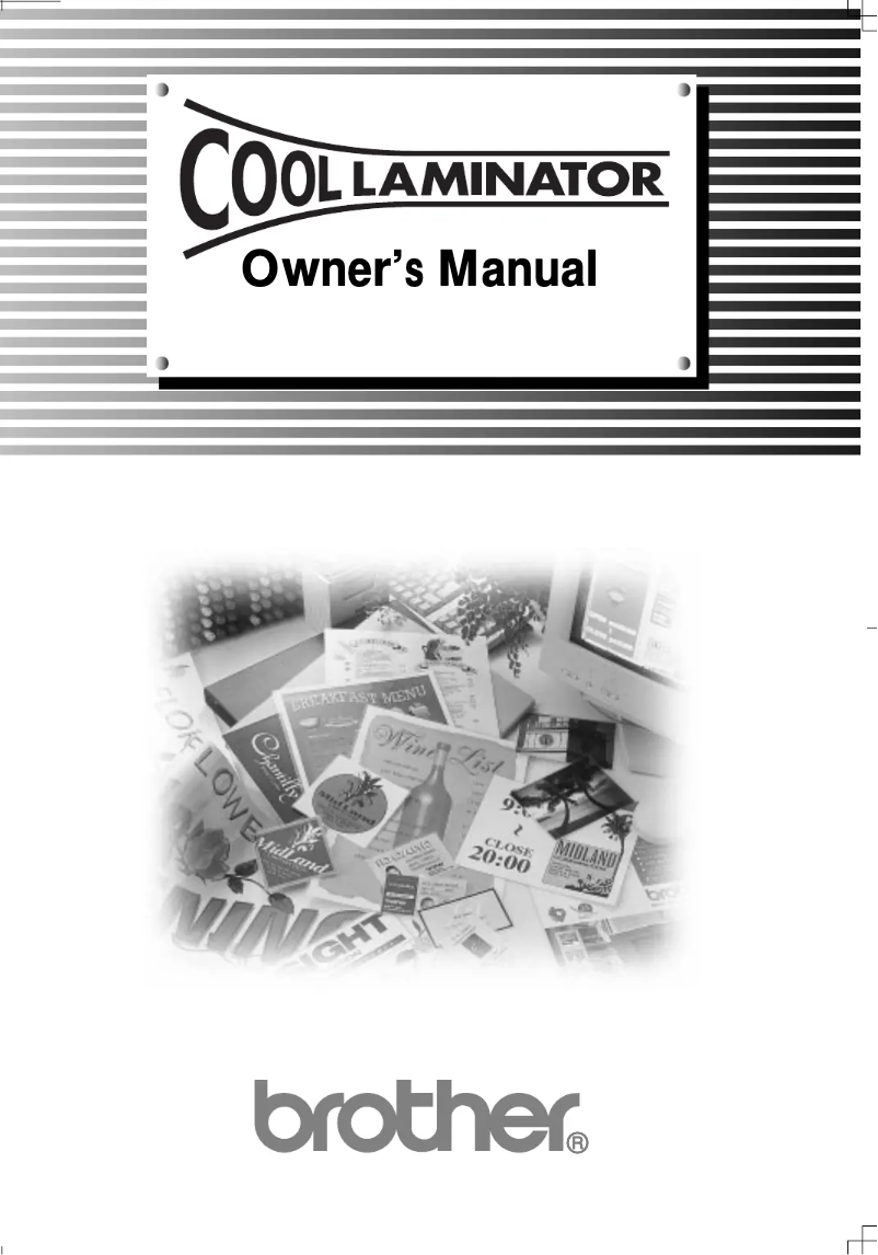 Page n°1 - Manuel utilisateur Brother Cool LX-910D