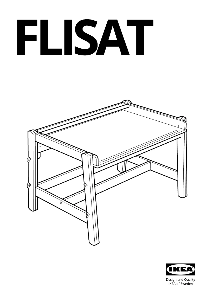 Page 1 de la notice Manuel utilisateur Ikea FLISAT 602.930.62