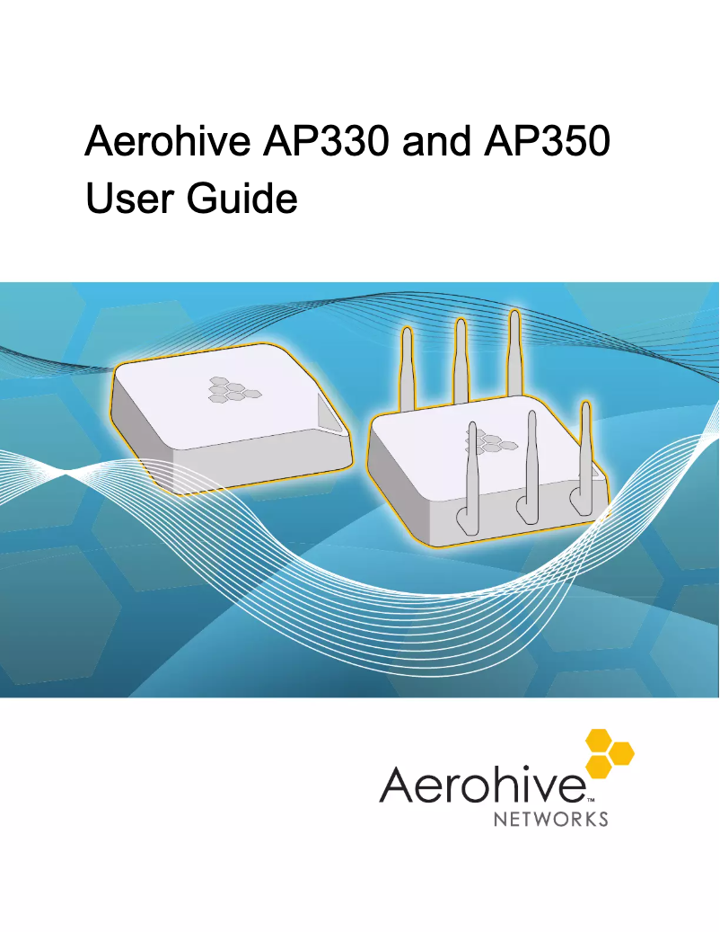 Page n°1 - Manuel utilisateur Aerohive AP330