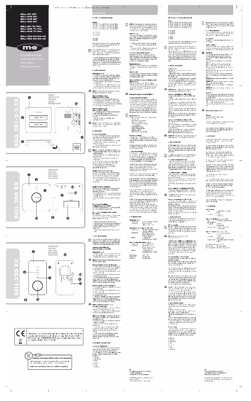 Image de la première page du manuel de l'appareil Bell 202