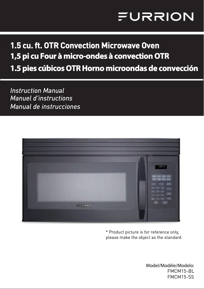 Page n°1 - Manuel utilisateur Furrion FMCM15-BL