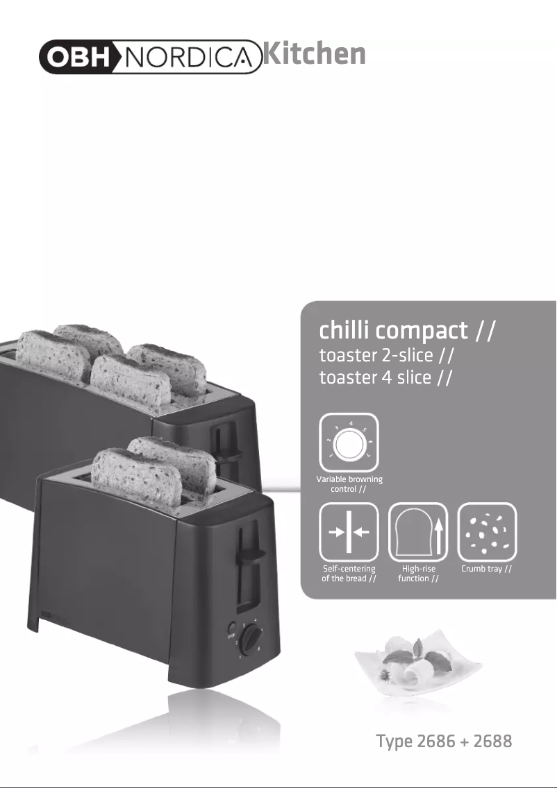 Image de la première page du manuel de l'appareil Chilli Compact 2 2686