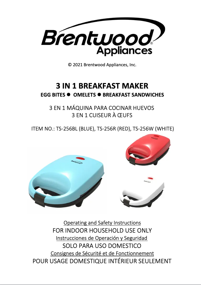 Imagen de la primera página del manual del dispositivo TS-256BL