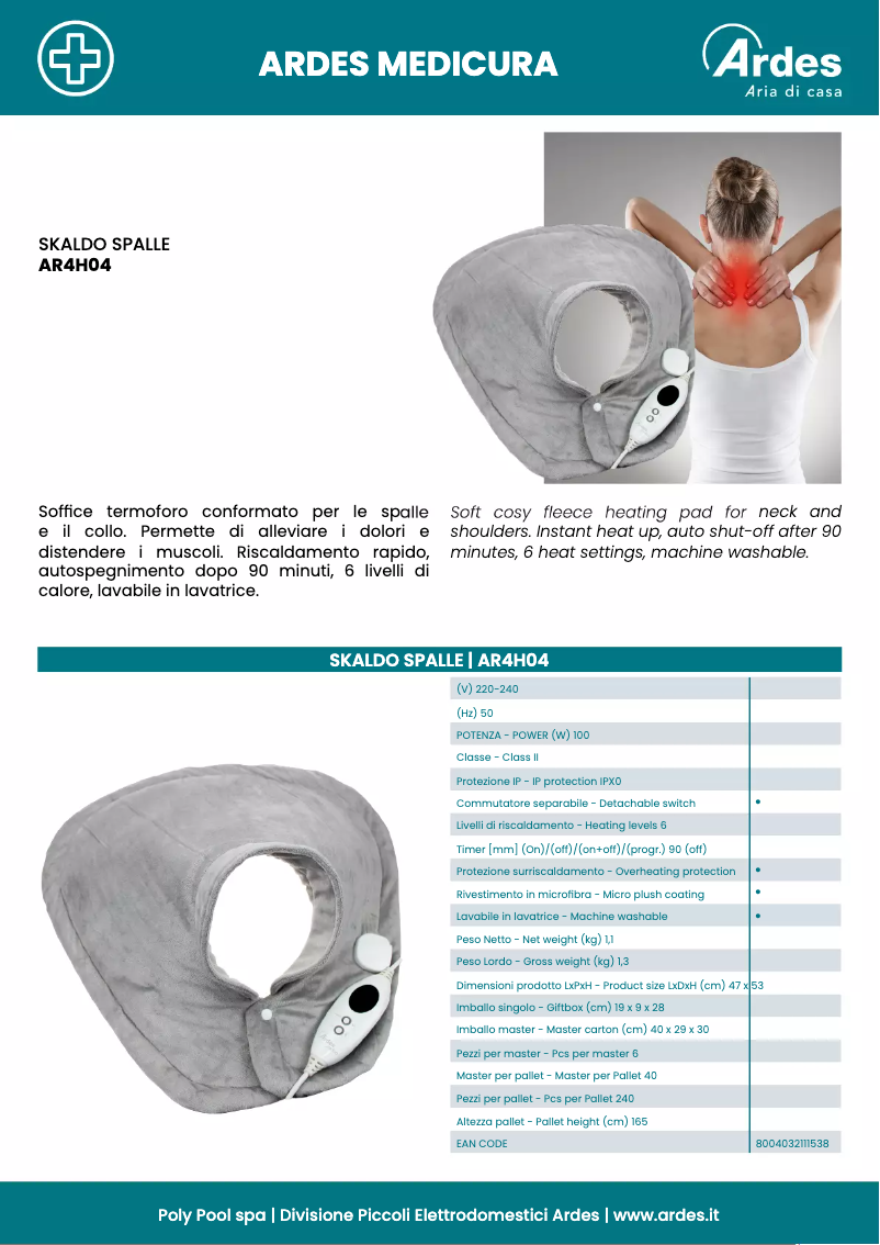 Image de la première page du manuel de l'appareil AR4H04