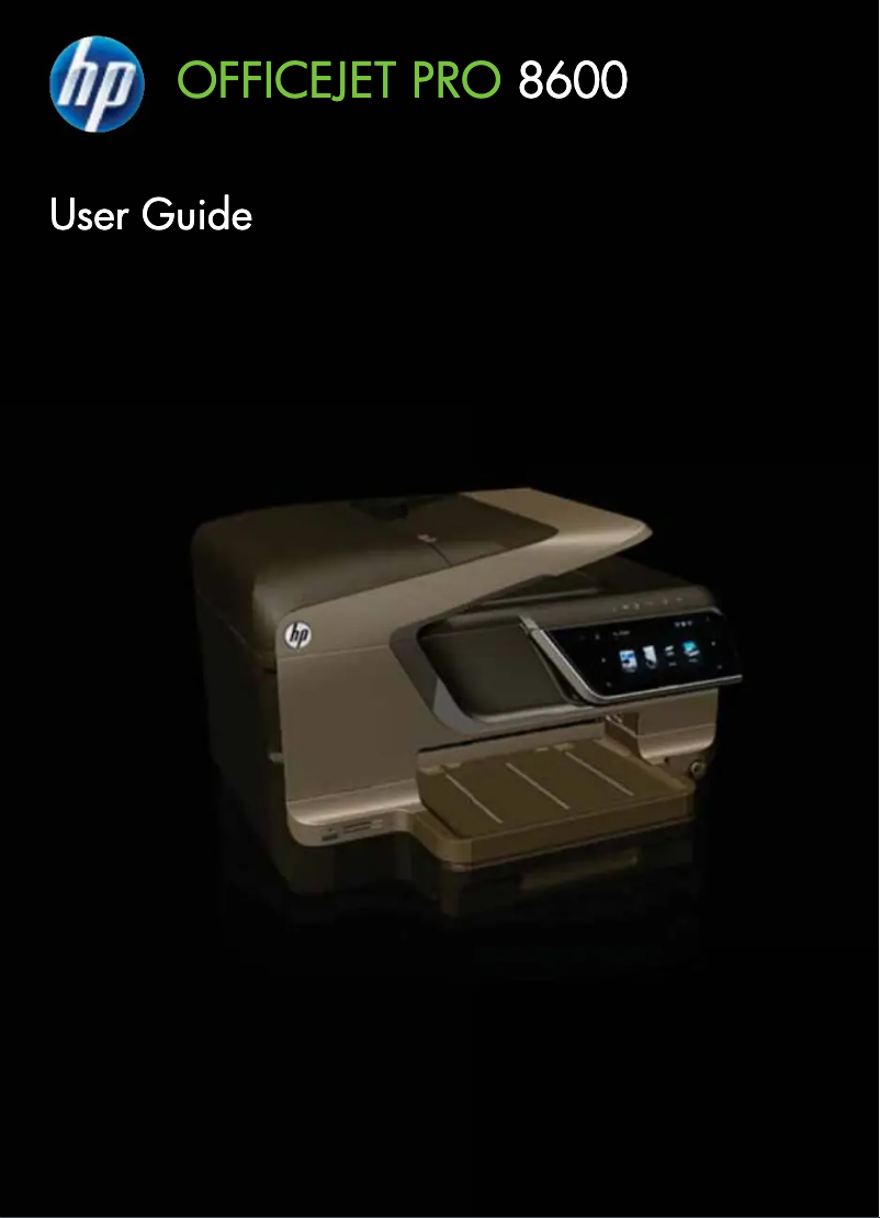 Image de la première page du manuel de l'appareil Officejet Pro N911a