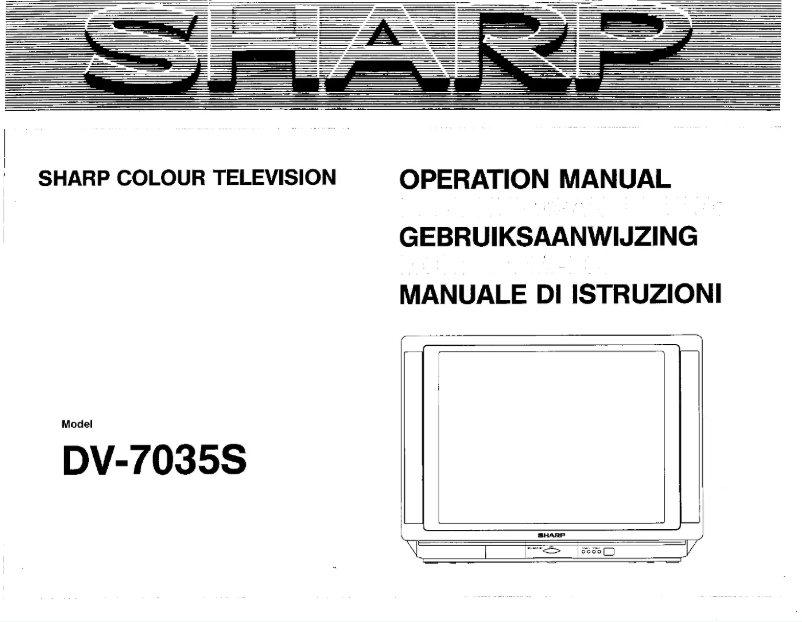 Page n°1 - Manuel utilisateur Sharp DV7035S