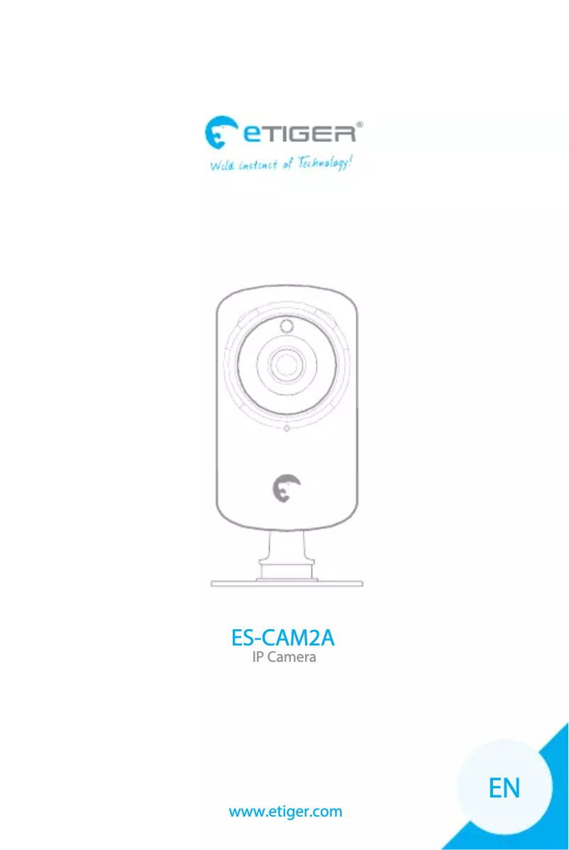 Image de la première page du manuel de l'appareil ES-CAM2A