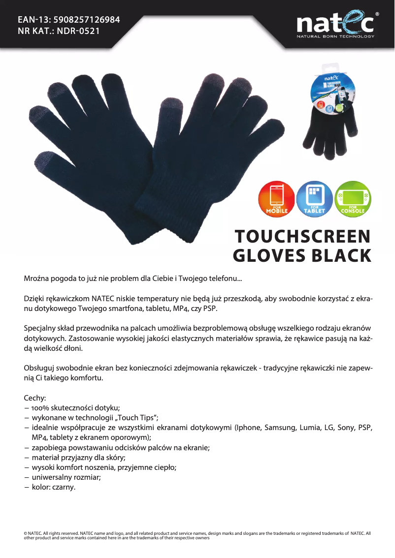 Image de la première page du manuel de l'appareil NDR-0521