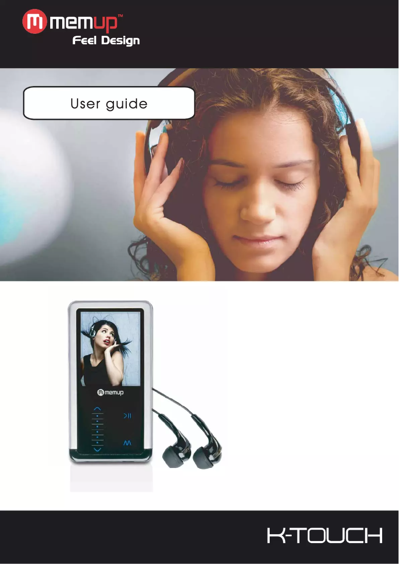 Page 1 de la notice Manuel utilisateur Memup K-Touch