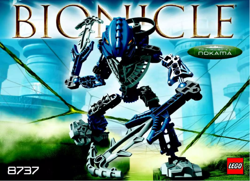 Page n°1 - Manuel utilisateur Lego Bionicle 8737