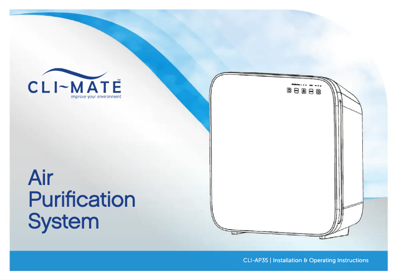 Page n°1 - Manuel utilisateur Cli-mate CLI-AP35