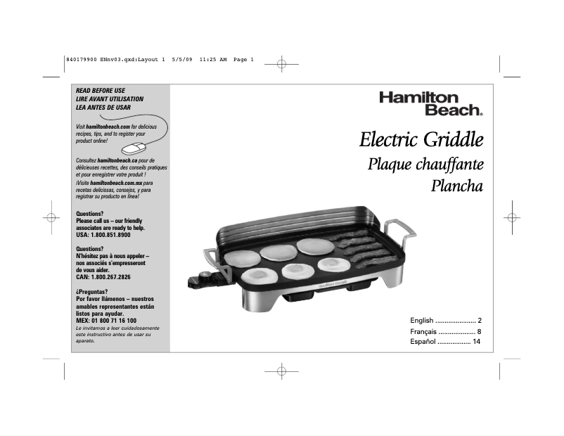 Image de la première page du manuel de l'appareil 38541
