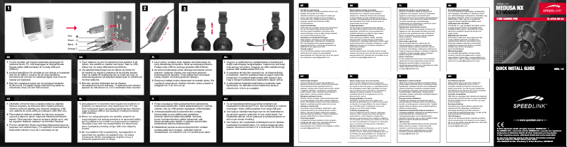 Página 1 del manual Manual de usuario Speed-Link Medusa NX SL-8793