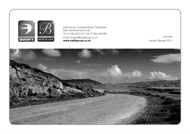 Page 1 de la notice Manuel utilisateur Swift Bolero E500 (2011)