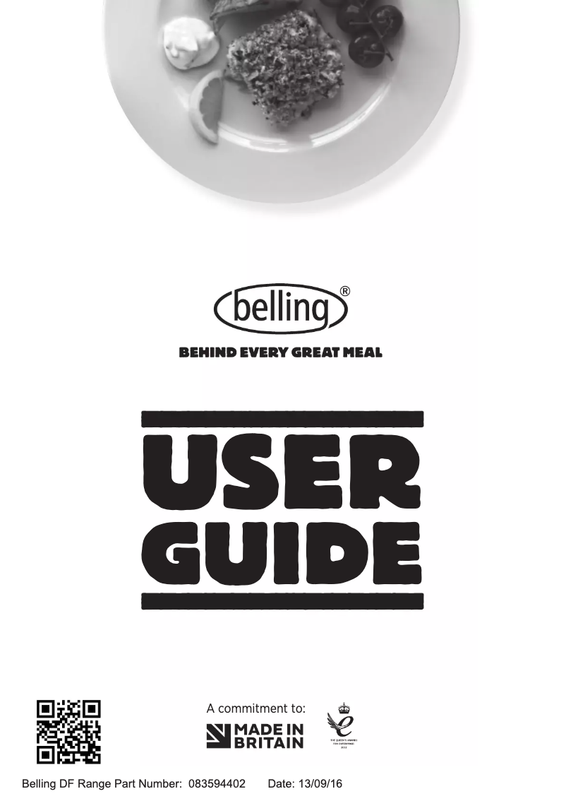 Page n°1 - Manuel utilisateur Belling Sandringham 100DFT