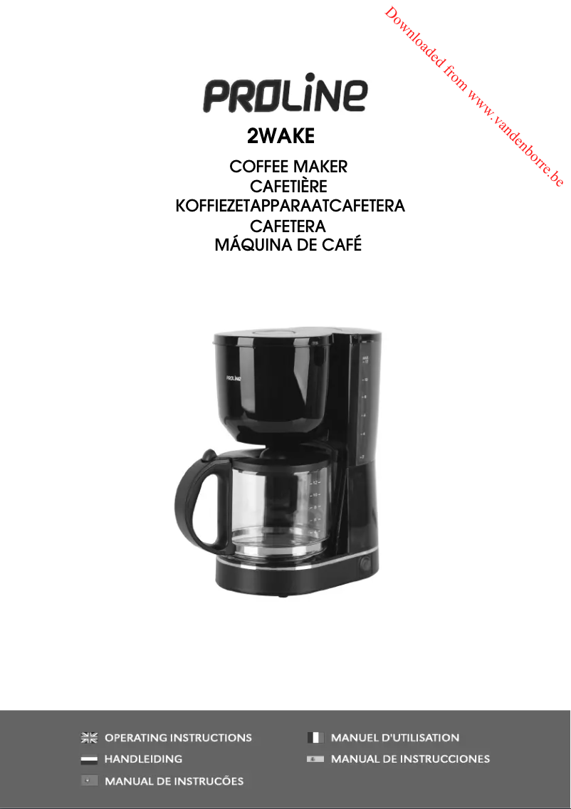 Page 1 de la notice Manuel utilisateur Proline 2WAKE