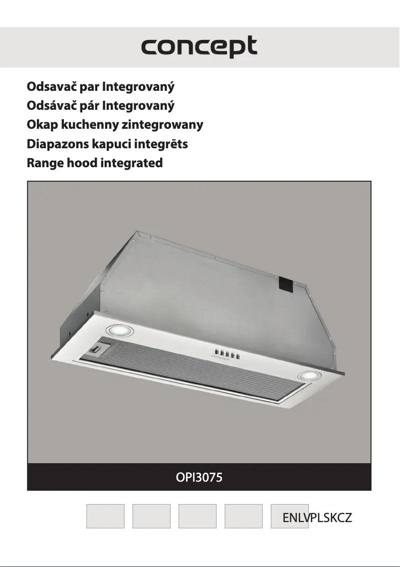 Page 1 de la notice Manuel utilisateur Concept OPI3075