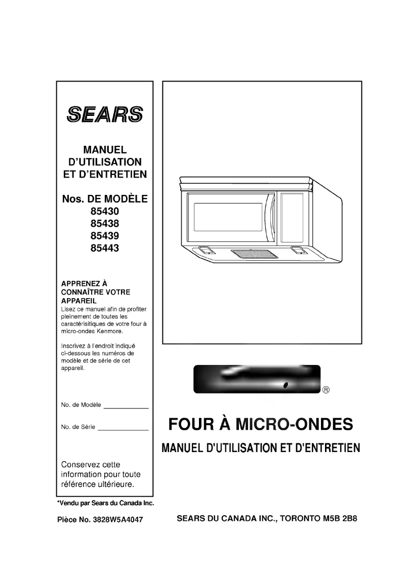 Page 1 de la notice Manuel utilisateur LG MV-1944JSTL