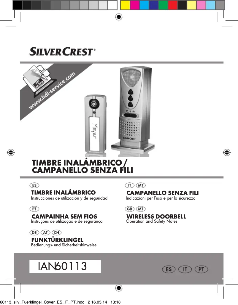 Page 1 de la notice Manuel utilisateur SilverCrest Z32155