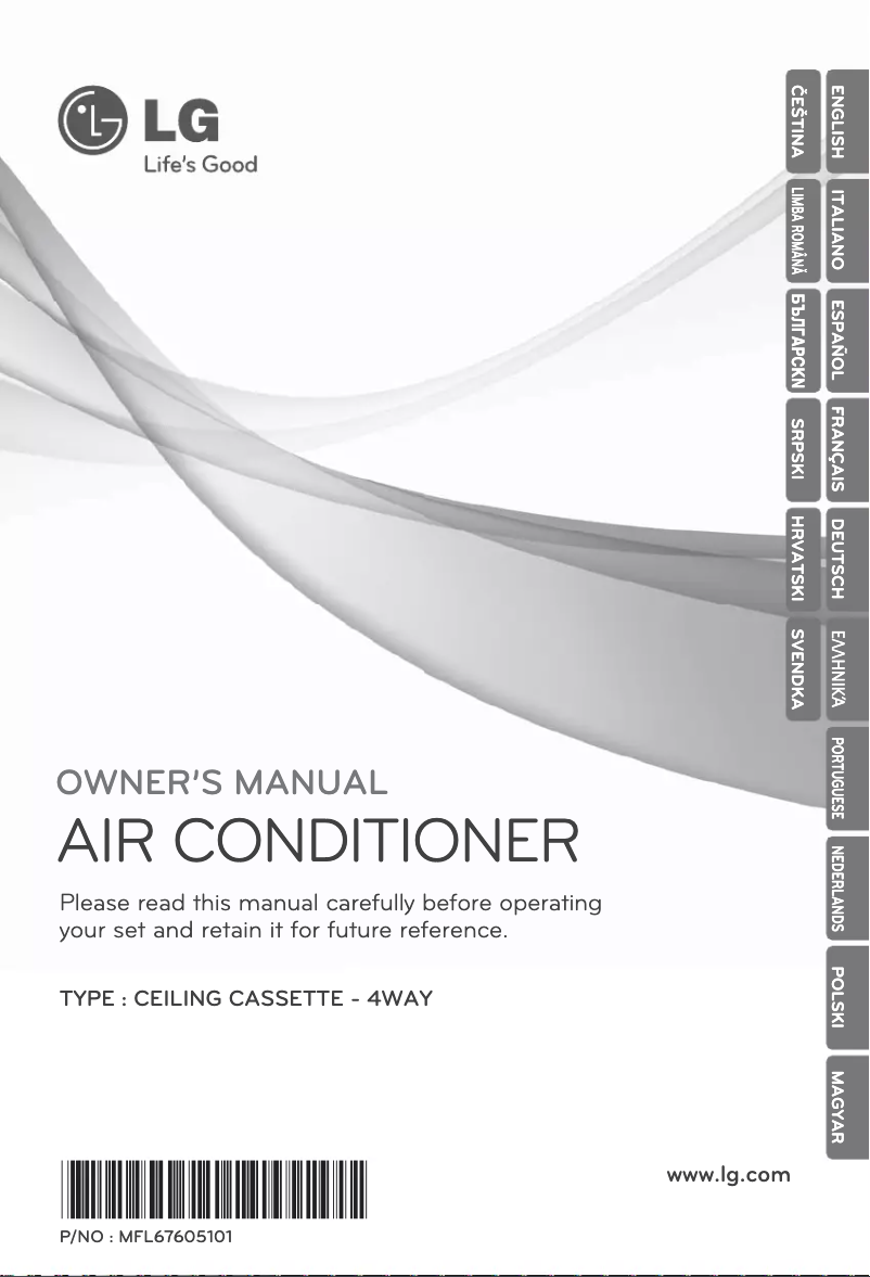 Image de la première page du manuel de l'appareil ARNU15GTEC2