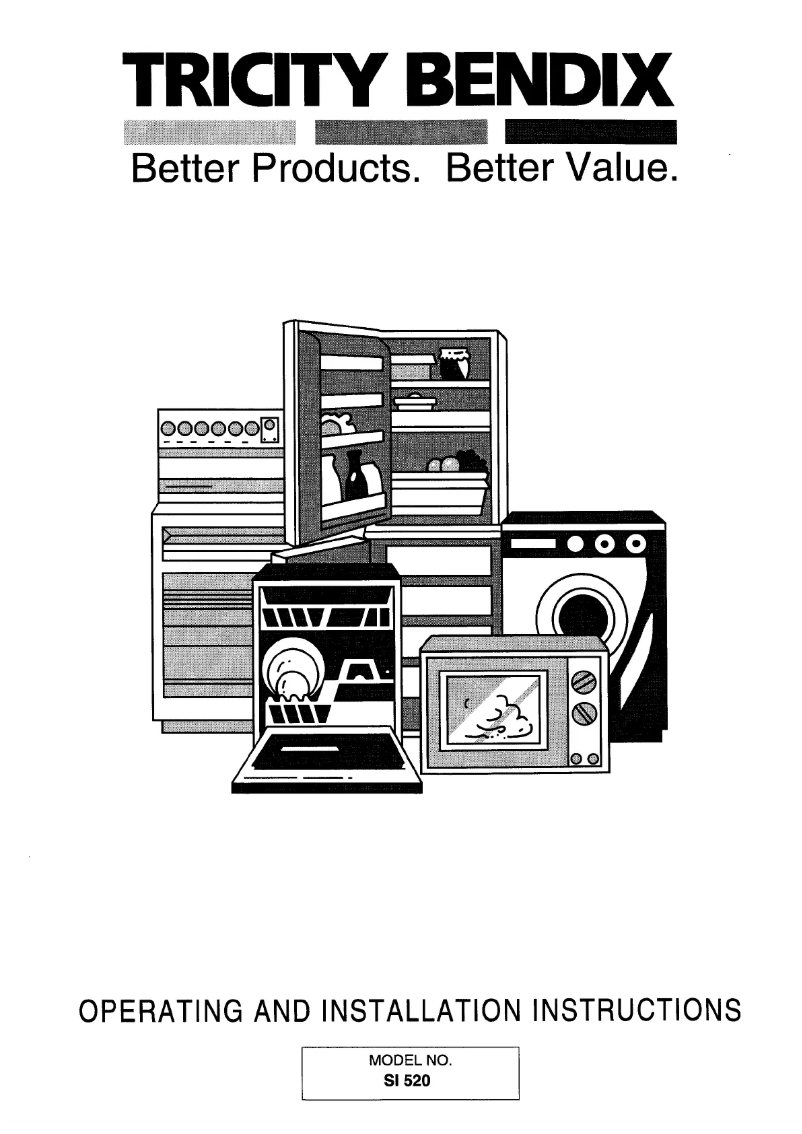 Página 1 del manual Manual de usuario Tricity Bendix SI520B