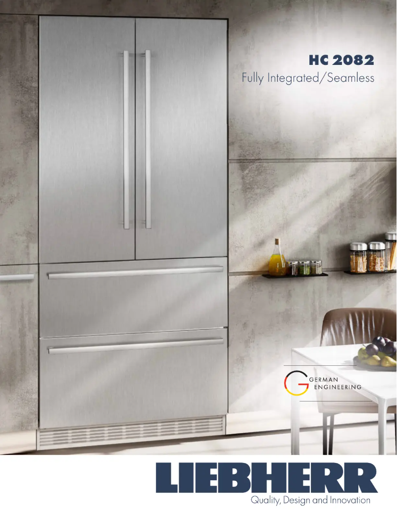 Page 1 de la notice Fiche technique Liebherr HC 2082