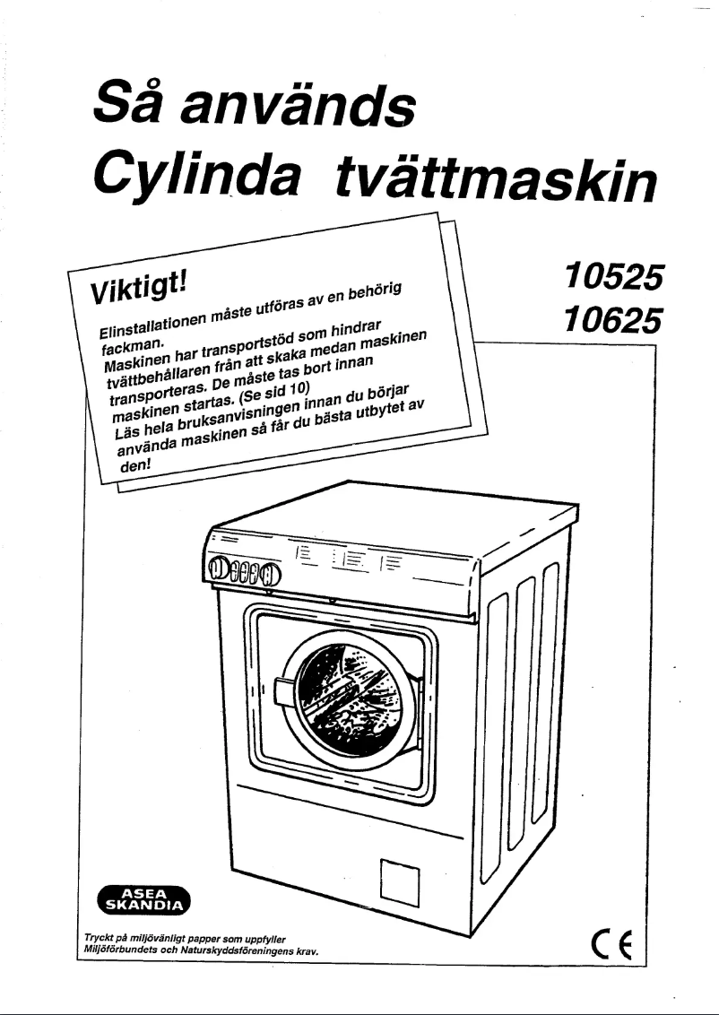 Page n°1 - Manuel utilisateur Cylinda 10625