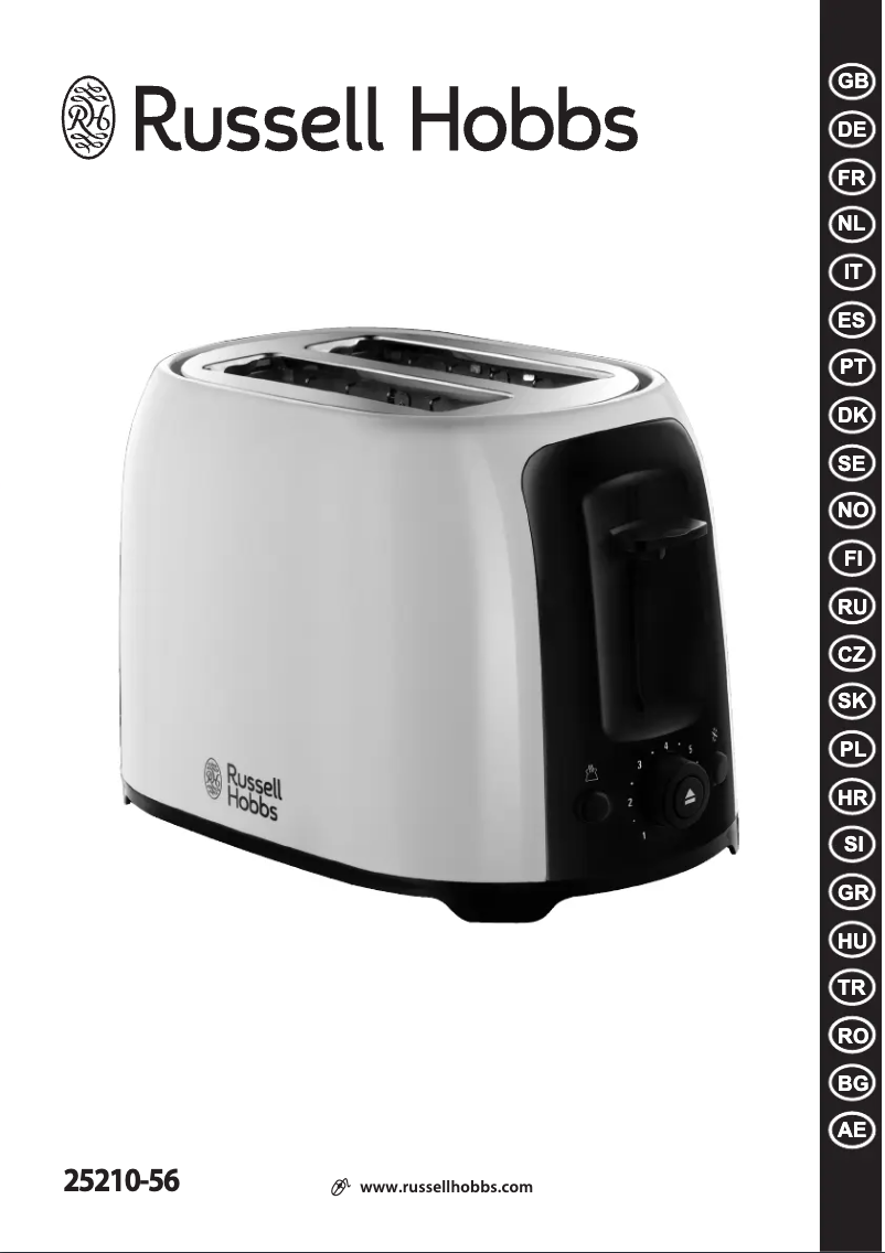 Page 1 de la notice Manuel utilisateur Russell Hobbs Breakfast Collection 18542-56