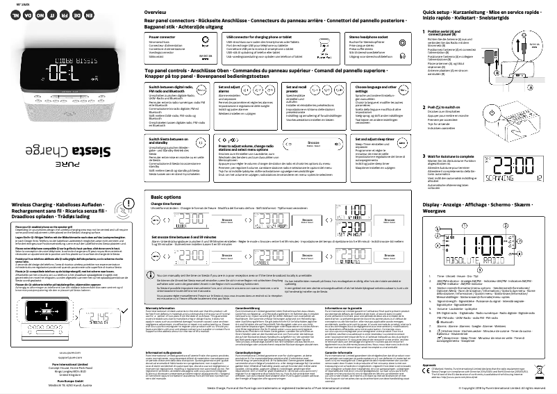 Page n°1 - Manuel utilisateur Pure Siesta Charge