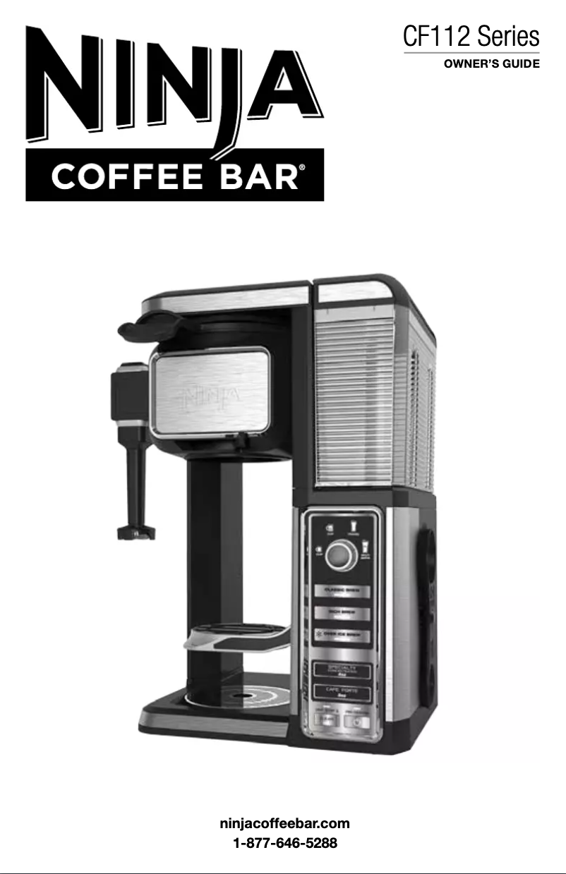 Image de la première page du manuel de l'appareil Coffee Bar CF112