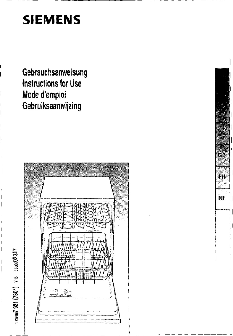 Page n°1 - Manuel utilisateur Siemens SE65530