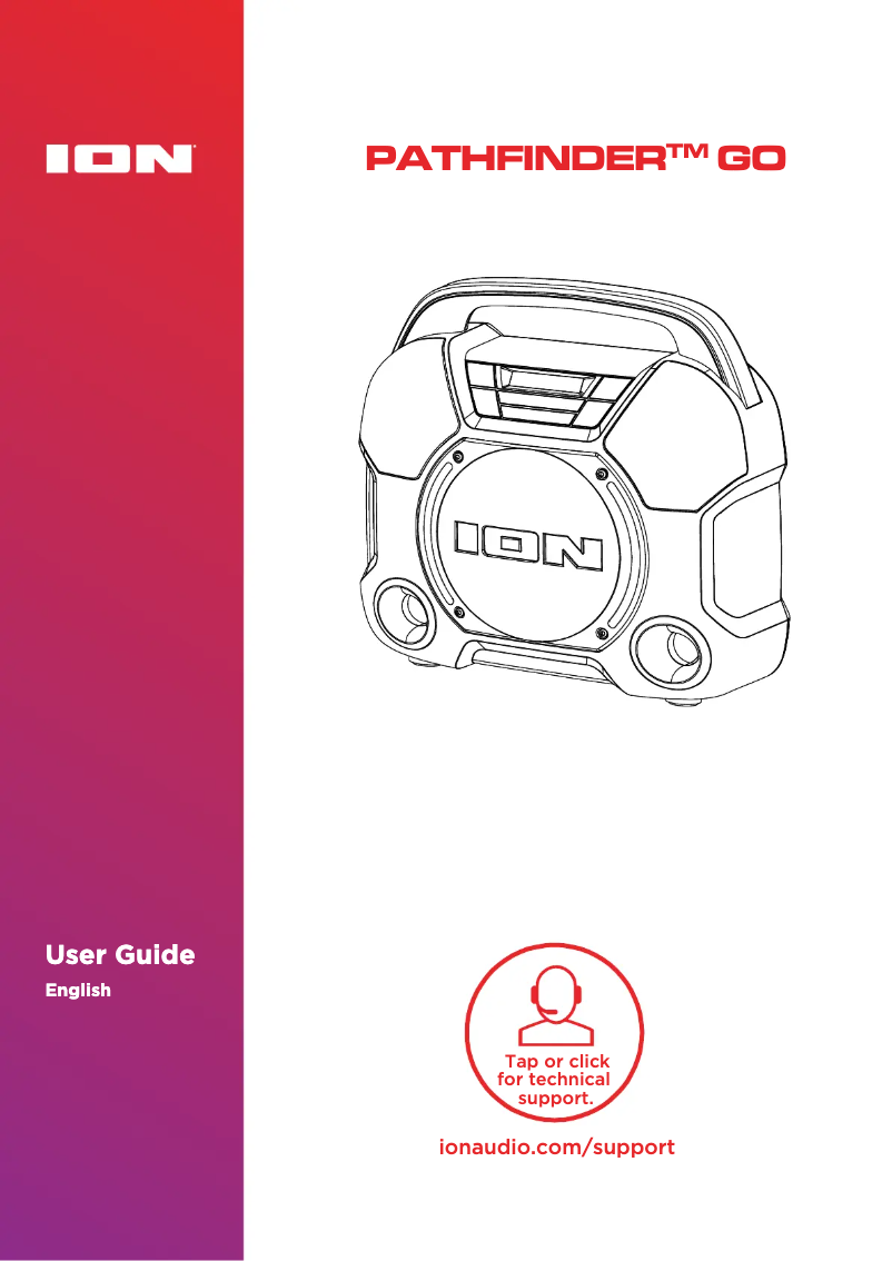 Page n°1 - Manuel utilisateur ION Pathfinder Go