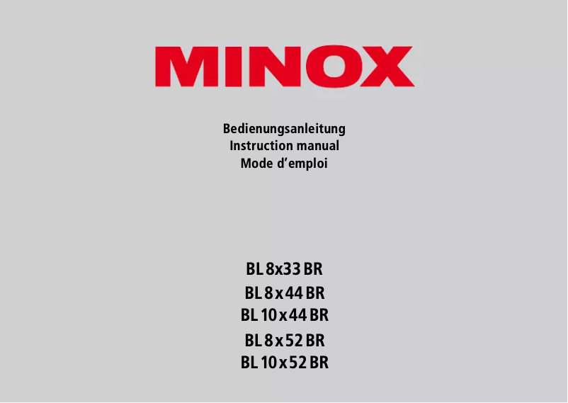 Page 1 de la notice Manuel utilisateur Minox 62195