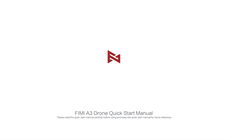 Page n°1 - Guide de démarrage rapide Fimi A3