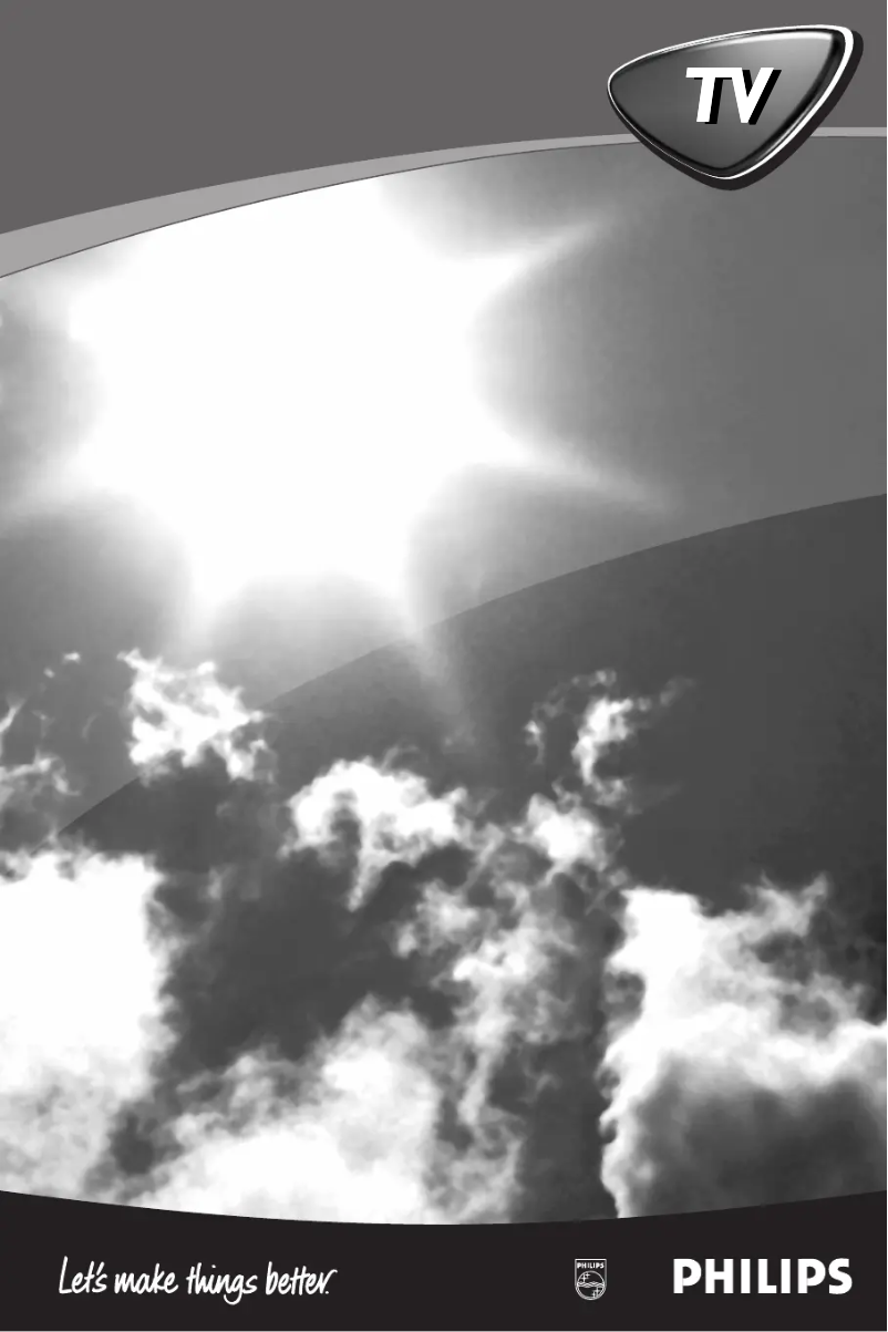 Page 1 de la notice Manuel utilisateur Philips 36PW9308