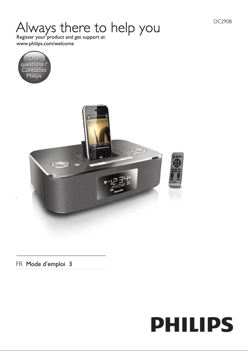 Página 1 del manual Manual de usuario Philips DC290B