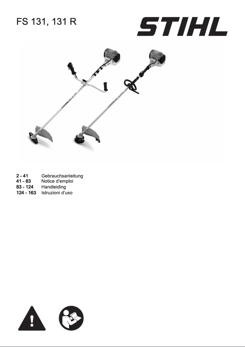 Image de la première page du manuel de l'appareil FS 131