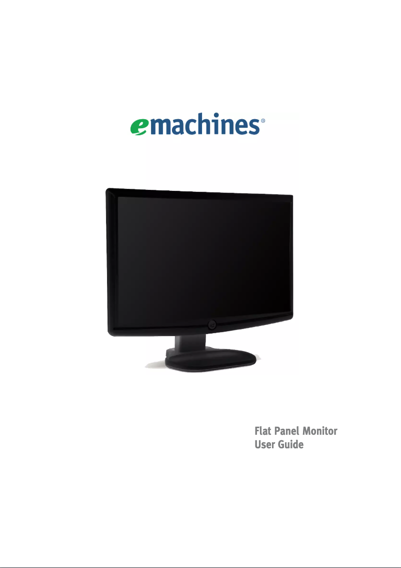 Page 1 de la notice Manuel utilisateur eMachines E180HV