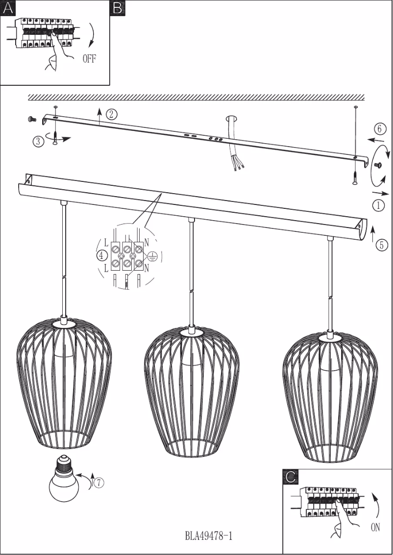 Page n°1 - Manuel utilisateur Eglo Newtown