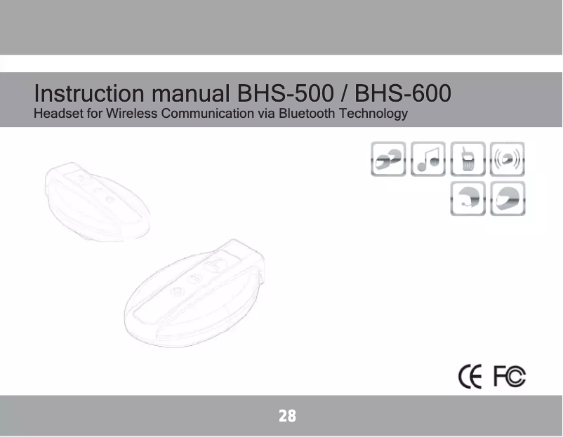 Page 1 de la notice Manuel utilisateur Camos BHS-500