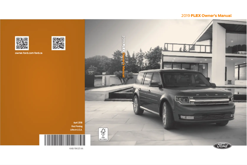 Page 1 de la notice Manuel utilisateur Ford Flex (2015)