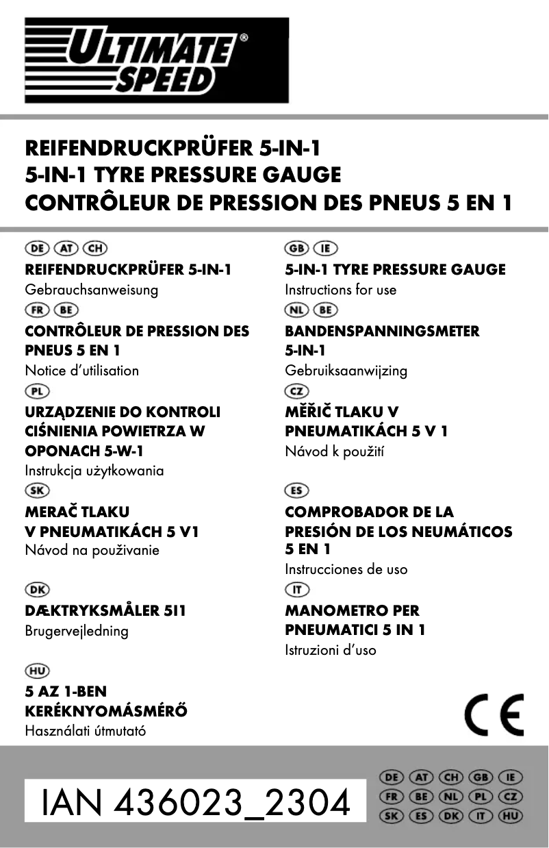 Image de la première page du manuel de l'appareil IAN 436023