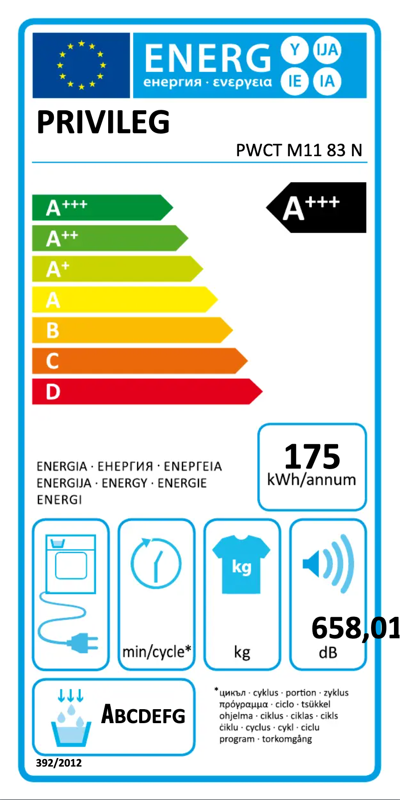 Image de la première page du manuel de l'appareil PWCT M11 83 N